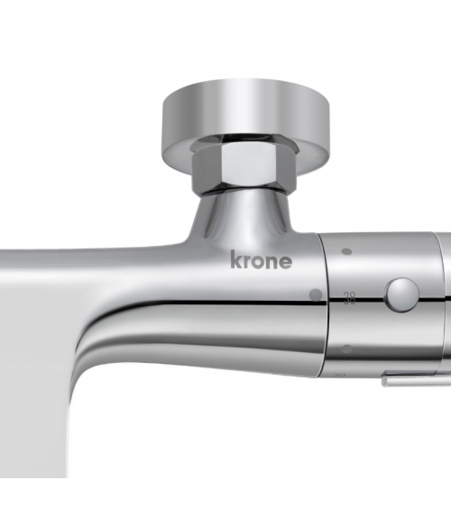 BASSAN Mitigeur thermostatique bain/douche zoom Krone