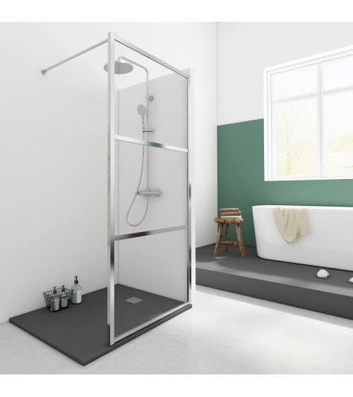 FINITION ALU POLI - VERRE TRANSPARENT