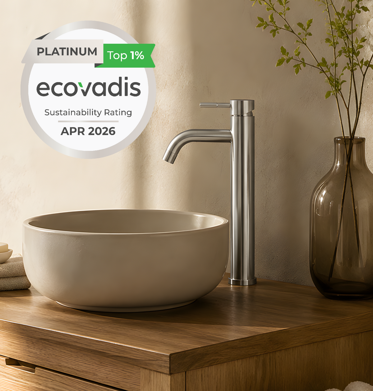 Médaille Platinum EcoVadis 2026 de LG INDUSTRIES